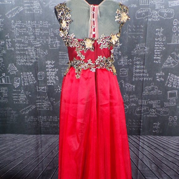 Embellished Sequin Maxi Sleeveless Eve Dress - Picture 8 of 8